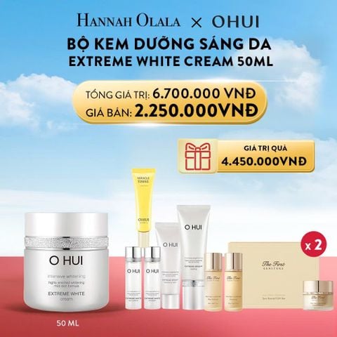  A21_DEAL 15: BỘ KEM DƯỠNG SÁNG DA OHUI EXTREME WHITE CREAM 50ML 