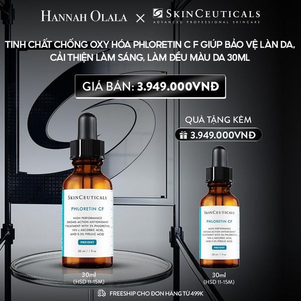  K33_DEAL 33: [MUA 1 TẶNG 1] TINH CHẤT CHỐNG OXY HÓA PHLORETIN C F GIÚP BẢO VỆ LÀN DA, CẢI THIỆN LÀM SÁNG, LÀM ĐỀU MÀU DA 30ML (CẬN DATE 11-15M) 