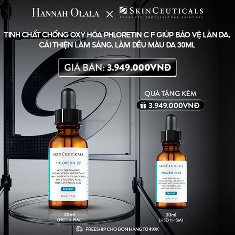  K33_DEAL 33: [MUA 1 TẶNG 1] TINH CHẤT CHỐNG OXY HÓA PHLORETIN C F GIÚP BẢO VỆ LÀN DA, CẢI THIỆN LÀM SÁNG, LÀM ĐỀU MÀU DA 30ML (CẬN DATE 11-15M) 