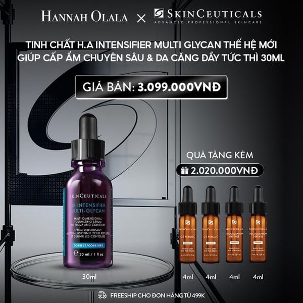  K24_DEAL 24: TINH CHẤT H.A INTENSIFIER MULTI GLYCAN THẾ HỆ MỚI GIÚP CẤP ẨM CHUYÊN SÂU & DA CĂNG ĐẦY TỨC THÌ 30ML 