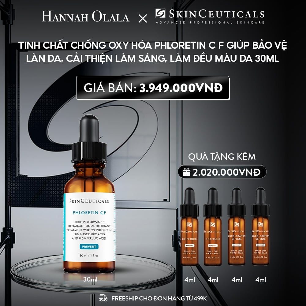  K28_DEAL 28: TINH CHẤT CHỐNG OXY HÓA PHLORETIN C F GIÚP BẢO VỆ LÀN DA, CẢI THIỆN LÀM SÁNG, LÀM ĐỀU MÀU DA 30ML 