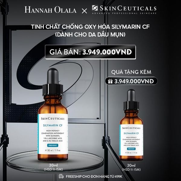  K30_DEAL 30: [MUA 1 TẶNG 1] TINH CHẤT CHỐNG OXY HÓA SILYMARIN CF (DÀNH CHO DA DẦU MỤN) (CẬN DATE 11-15M) 