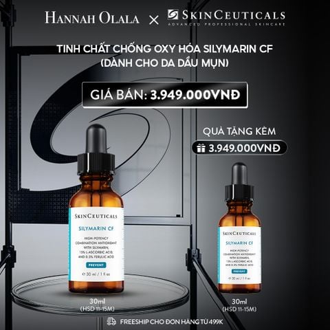  K30_DEAL 30: [MUA 1 TẶNG 1] TINH CHẤT CHỐNG OXY HÓA SILYMARIN CF (DÀNH CHO DA DẦU MỤN) (CẬN DATE 11-15M) 