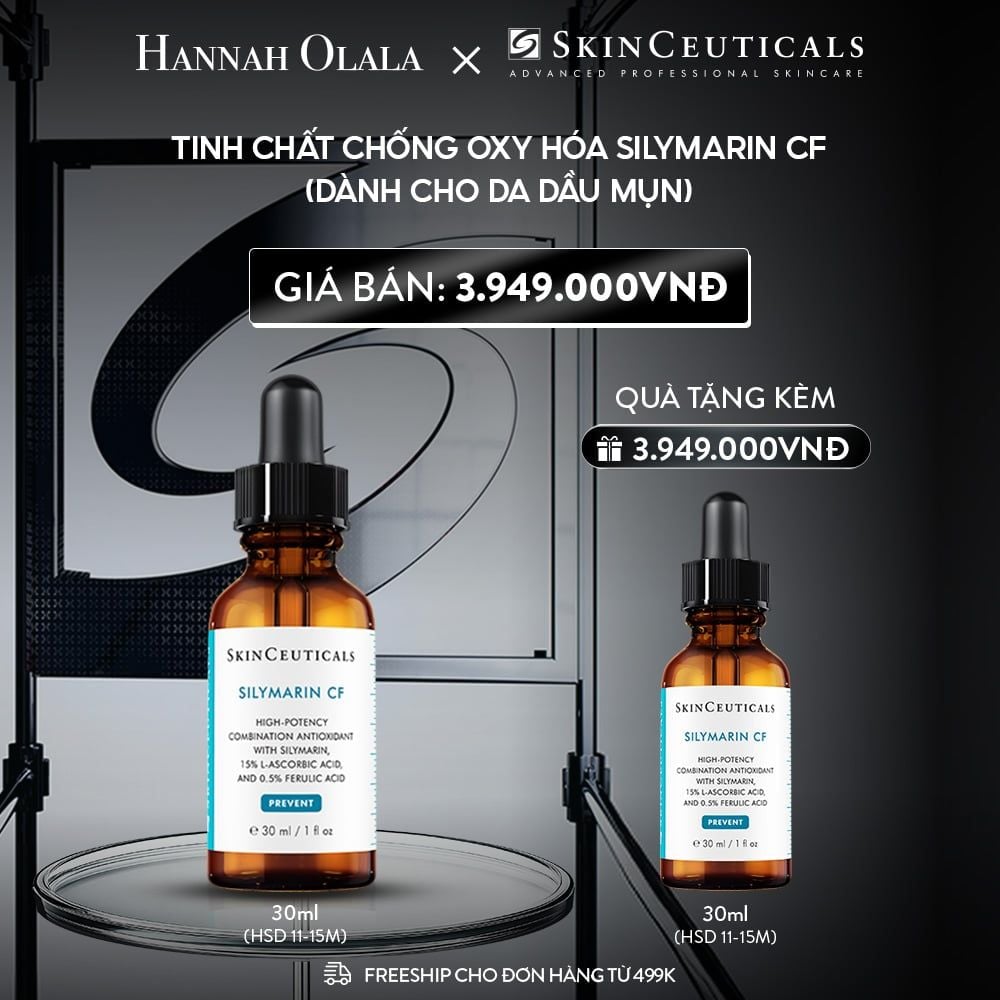  K30_DEAL 30: [MUA 1 TẶNG 1] TINH CHẤT CHỐNG OXY HÓA SILYMARIN CF (DÀNH CHO DA DẦU MỤN) (CẬN DATE 11-15M) 
