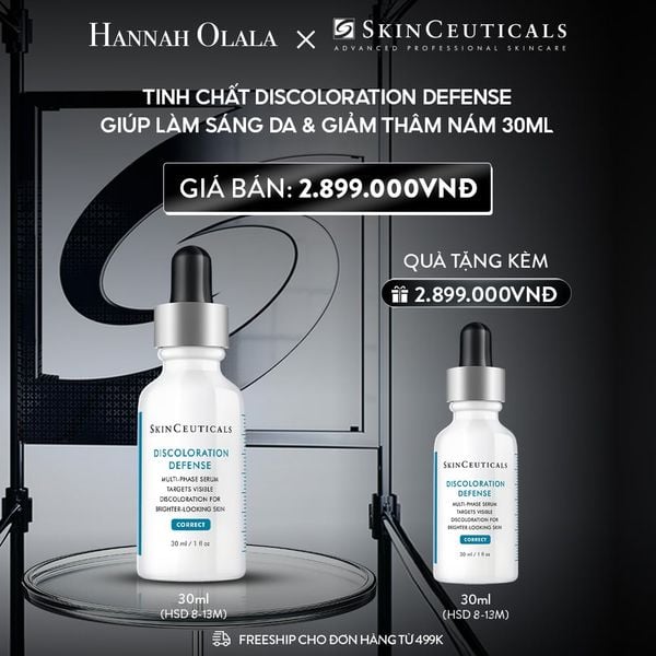  K31_DEAL 31: [MUA 1 TẶNG 1] TINH CHẤT DISCOLORATION DEFENSE GIÚP LÀM SÁNG DA & GIẢM THÂM NÁM 30ML (CẬN DATE 8-13M) 