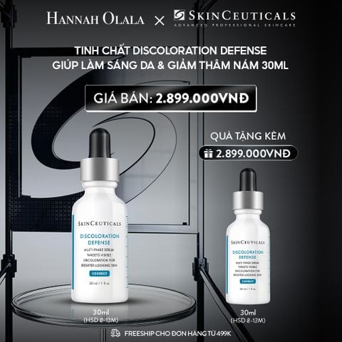  K31_DEAL 31: [MUA 1 TẶNG 1] TINH CHẤT DISCOLORATION DEFENSE GIÚP LÀM SÁNG DA & GIẢM THÂM NÁM 30ML (CẬN DATE 8-13M) 