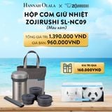  A195_DEAL 15: HỘP CƠM GIỮ NHIỆT ZOJIRUSHI SL-NC09 – MÀU XANH / MÀU XÁM 