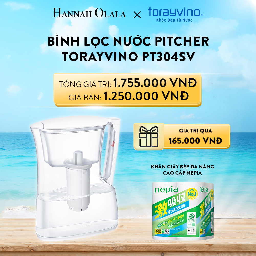  A198_DEAL 17: BÌNH LỌC NƯỚC TORAYVINO PITCHER PT304SV 