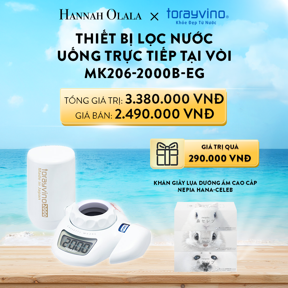  A199_DEAL 18: THIẾT BỊ LỌC NƯỚC TẠI VÒI TORAYVINO MK206-2000B-EG 