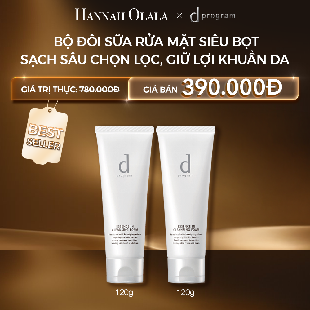  C41: DEAL 5: COMBO SỮA RỬA MẶT SIÊU BỌT D PROGRAM CLEANSING FOAM 120G 