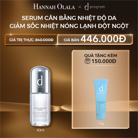  C36: DEAL 11: SERUM CÂN BẰNG NHIỆT ĐỘ DA D PROGRAM THERMO SERUM 40ML 