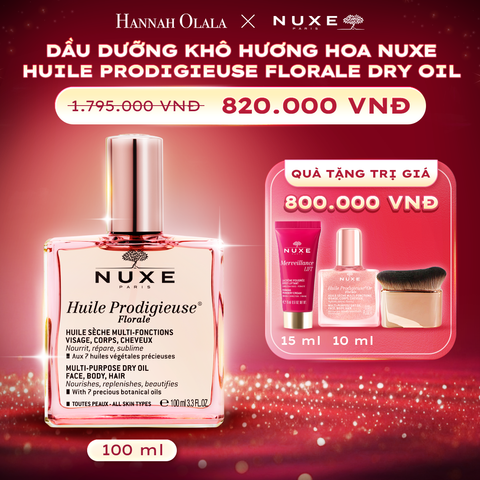  K59_DEAL 5: DẦU DƯỠNG KHÔ NUXE DRY OIL 100ML (CHỌN HƯƠNG) 