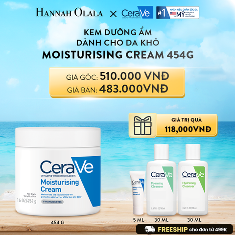  A458_DEAL 3: KEM DƯỠNG ẨM DÀNH CHO DA KHÔ MOISTURIZING CREAM 454G 