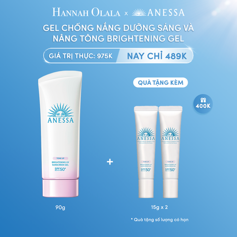  DEAL 3.2: GEL CHỐNG NẮNG DƯỠNG SÁNG NÂNG TÔNG BRIGHTENING GEL 90G 