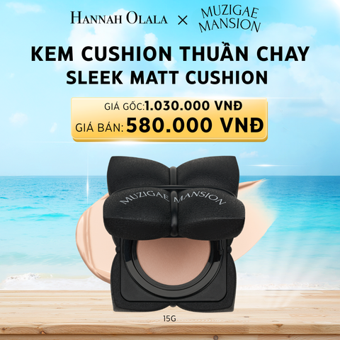  A22_E600: DEAL 3: PHẤN NƯỚC MỊN LÌ SLEEK MATT CUSHION SPF50+/PA++++ 15G 