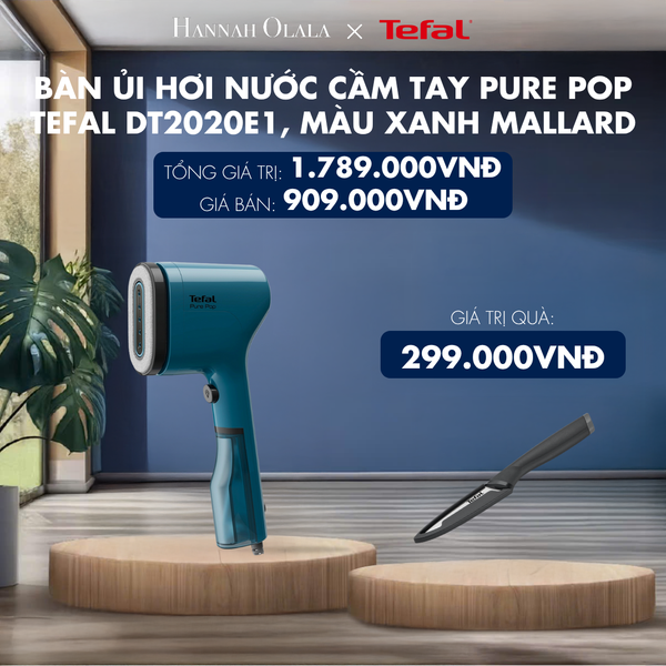  H145_DEAL 4: BÀN ỦI HƠI NƯỚC CẦM TAY PURE POP TEFAL 