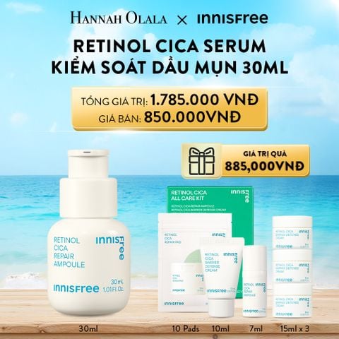  A140_DEAL 4: RETINOL CICA SERUM KIỂM SOÁT DẦU MỤN 30ML 