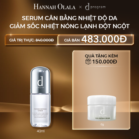  DEAL 11.1: SERUM CÂN BẰNG NHIỆT ĐỘ DA D PROGRAM THERMO SERUM 40ML 