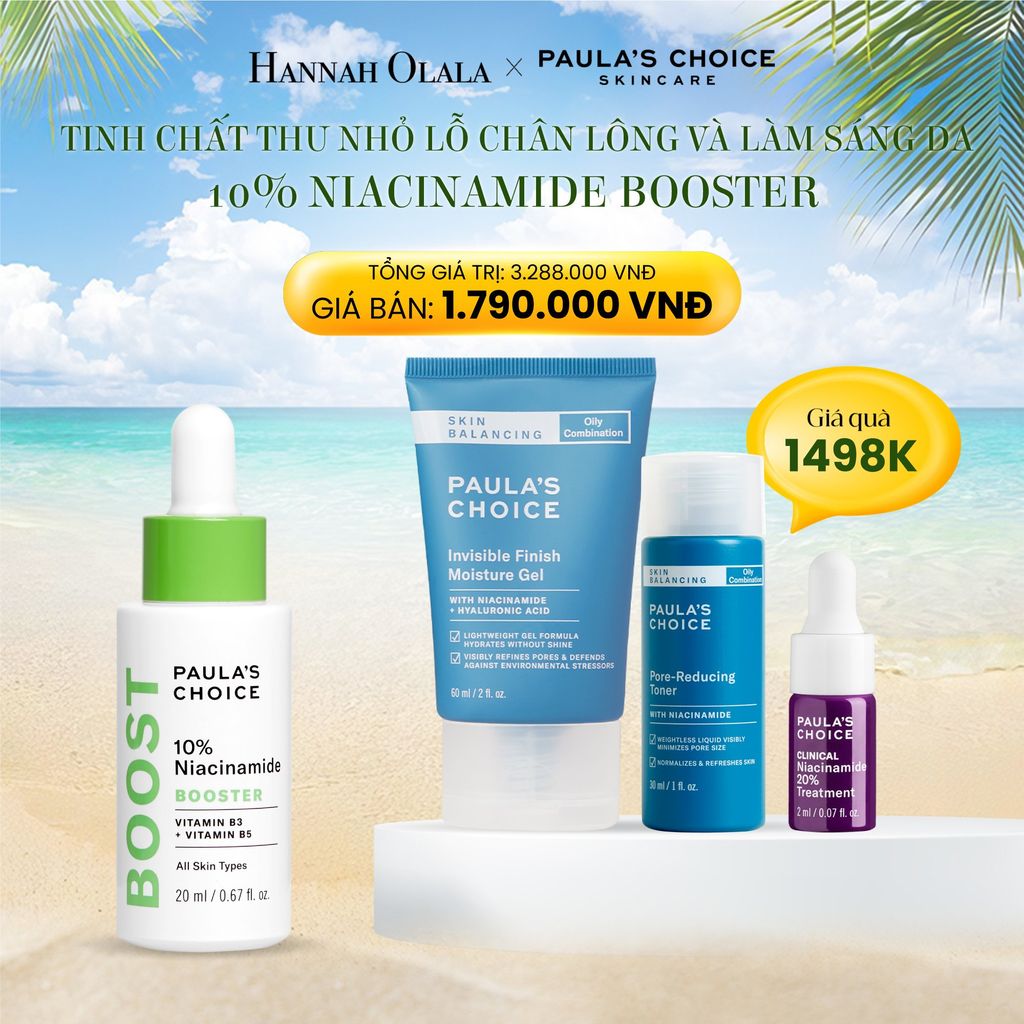  E695_DEAL 11: TINH CHẤT THU NHỎ LỖ CHÂN LÔNG VÀ LÀM SÁNG DA 10% NIACINAMIDE BOOSTER 20ML 