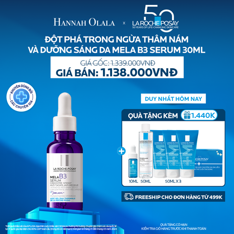  K8_DEAL 8: DƯỠNG CHẤT GIÚP CẢI THIỆN GIẢM THÂM NÁM & DƯỠNG SÁNG TOÀN DIỆN MELA B3 SERUM 30ML 