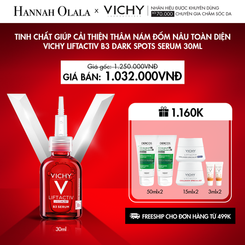  K20_DEAL 20: TINH CHẤT GIÚP CẢI THIỆN THÂM NÁM ĐỐM NÂU TOÀN DIỆN VICHY LIFTACTIV B3 DARK SPOTS SERUM 30ML 