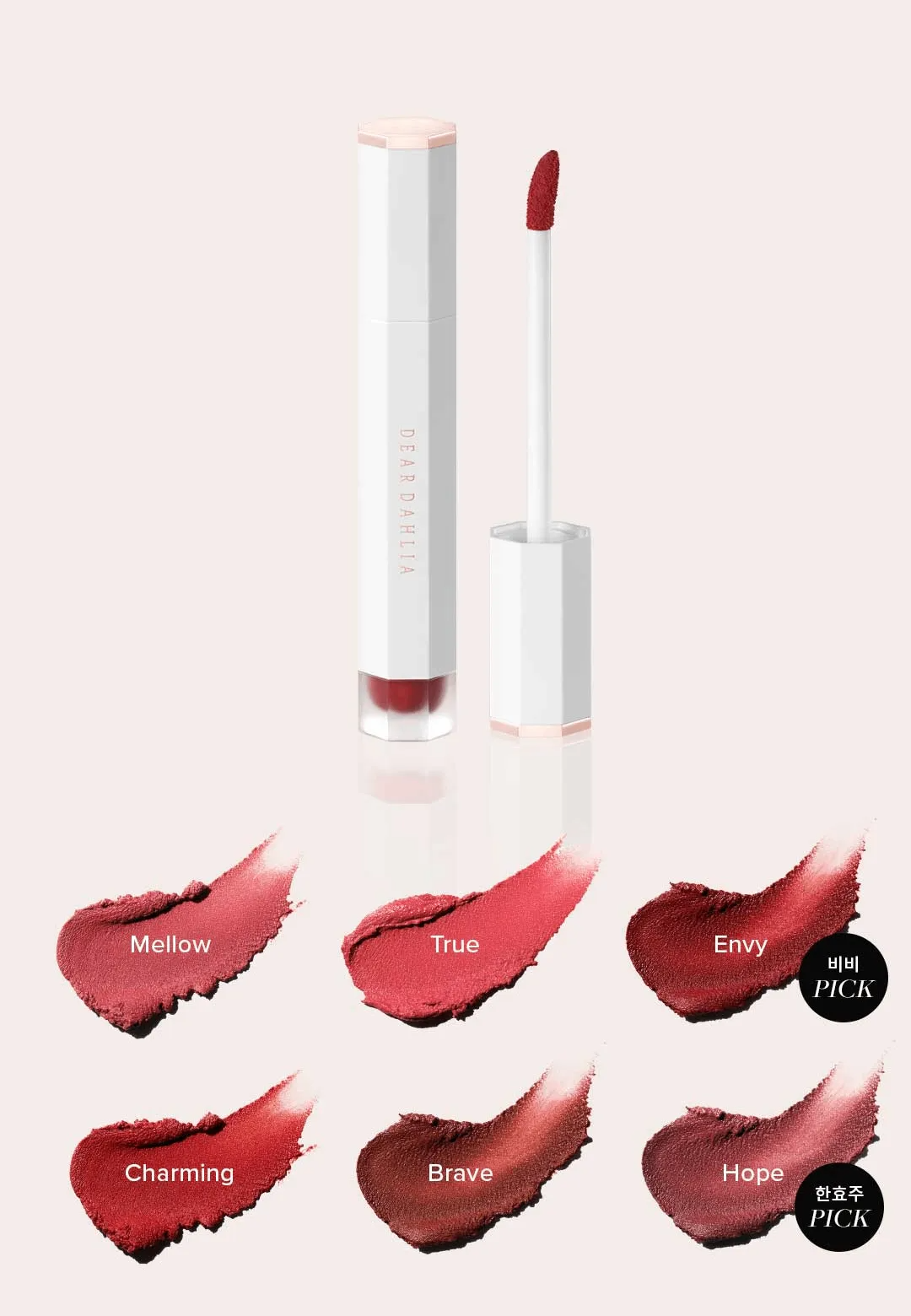  C46_DEAL 2: [DUY NHẤT 28.6] SON KEM THUẦN CHAY DEAR DAHLIA MUA 1 TẶNG 1 