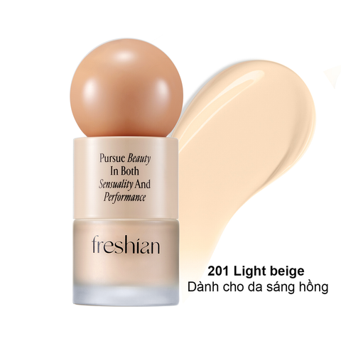  C60_DEAL 2: [DUY NHẤT 28.6] KEM NỀN CHO DA KHÔ FRESHIAN THUẦN CHAY CĂNG BÓNG CHE PHỦ TỰ NHIÊN SPF35 PA++ 30ML MUA 1 TẶNG 7 