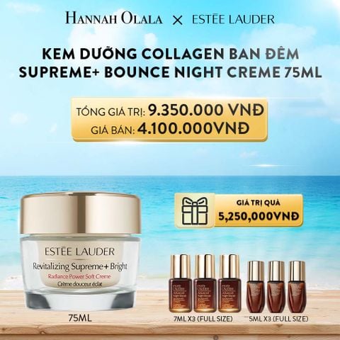  DEAL 4: KEM DƯỠNG SĂN CHẮC MỜ THÂM ESTÉE LAUDER REVITALIZING SUPREME+ BRIGHT RADIANCE POWER SOFT CRÈME 75ML KEM DƯỠNG SÁNG, SĂN CHẮC VÀ CHỐNG LÃO HÓA 