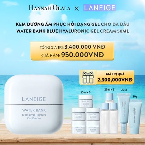  A647_DEAL 6: KEM DƯỠNG ẨM WATER BANK BLUE HYALURONIC GEL CREAM 50ML 