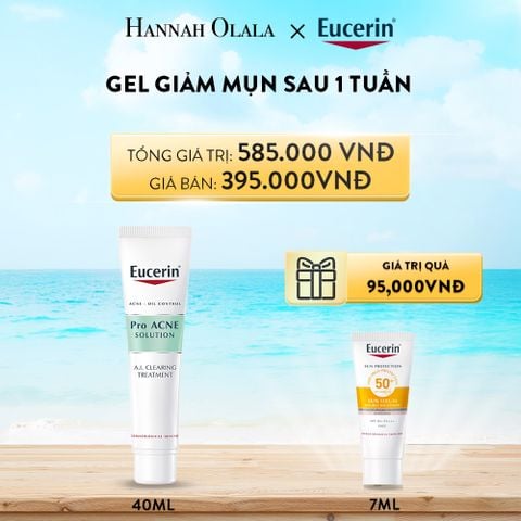  A441_DEAL 06: GEL GIẢM MỤN SAU 1 TUẦN EUCERIN PRO ACNE A.I CLEARING TREATMENT 40ML 