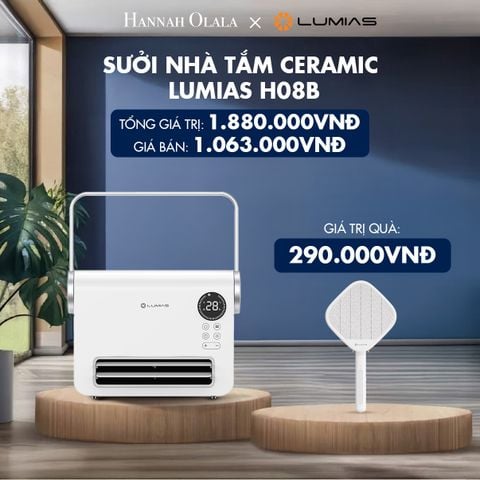  H94_DEAL 30: SƯỞI NHÀ TẮM CERAMIC LUMIAS H08B 