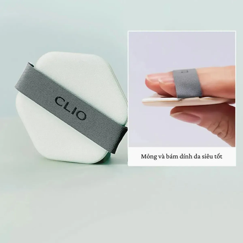  C37_DEAL 3: [DUY NHẤT 28.6] PHẤN NƯỚC CLIO KIỀM DẦU, LÂU TRÔI KILL COVER SKIN FIXER CUSHION 15G (TẶNG KÈM LÕI) 