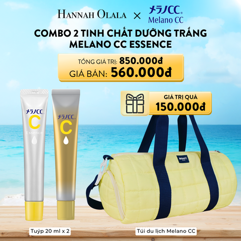 A395_DEAL 6: GIẢM 20% KHI MUA COMBO TINH CHẤT DƯỠNG TRẮNG MELANO CC ESSENCE 20ml & PREMIUM ESSENCE 20ml 