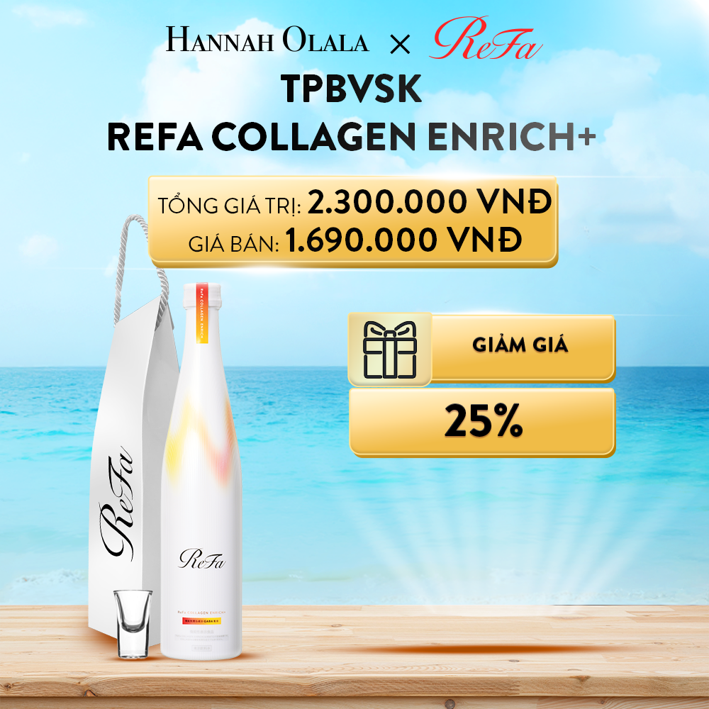 A186_DEAL 1: MUA 1 CHAI THỰC PHẨM BẢO VỆ SỨC KHỎE REFA COLLAGEN ENRICH+ 