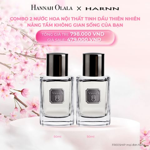  M147_DEAL 7: COMBO 2 NƯỚC HOA NỘI THẤT HARNN - HƯƠNG THƠM TỪ TINH DẦU THIÊN NHIÊN - NÂNG TẦM KHÔNG GIAN SỐNG 