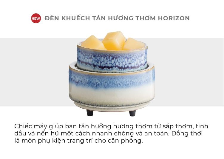  A213_DEAL 3: MUA MÁY KTHT 2IN1 CHEVRON/ HORIZON TẶNG 1 HỘP SÁP VIÊN CANDLE WARMERS VÀ TẶNG 2 TINH DẦU 4HOME 10ML 