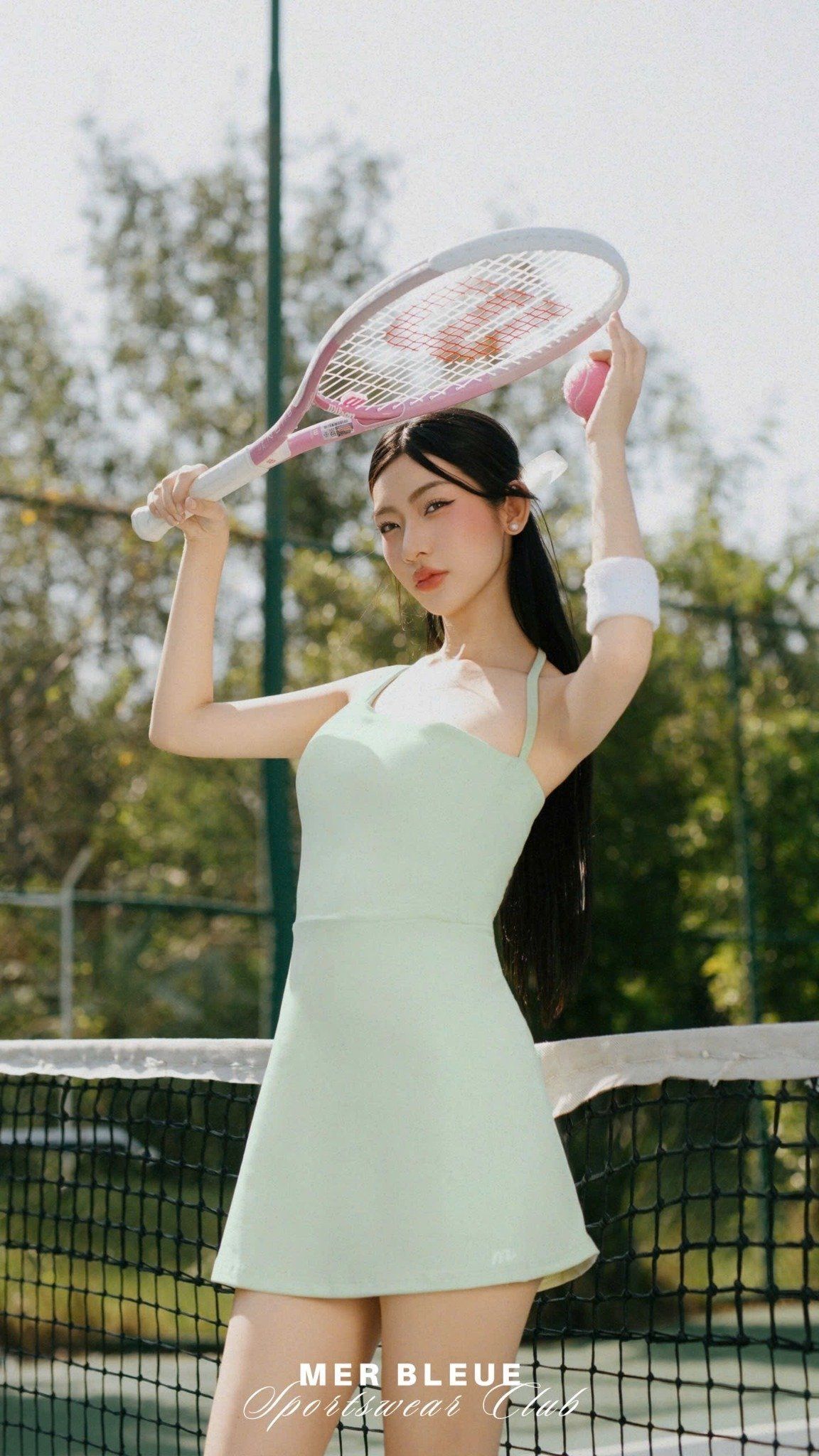  DEAL 21: ĐẦM THỂ THAO GRACE ALL COURTS (ĐÃ KÈM QUẦN SHORT BẢO HỘ) - MER BLEUE SPORTSWEAR CLUB 