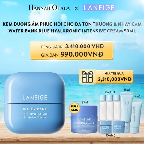  A649_DEAL 8: KEM DƯỠNG ẨM WATER BANK BLUE HYALURONIC INTENSIVE CREAM 50ML 