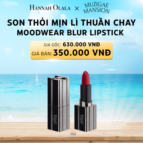  A25_E592: DEAL 4: SON THỎI MỊN LÌ TINH CHẤT DƯỠNG MỀM MÔI MOOD WEAR BLUR LIPSTICK 4G 