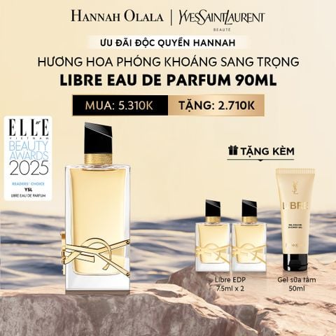  DEAL 6: NƯỚC HOA YSL LIBRE EDP 90ML 