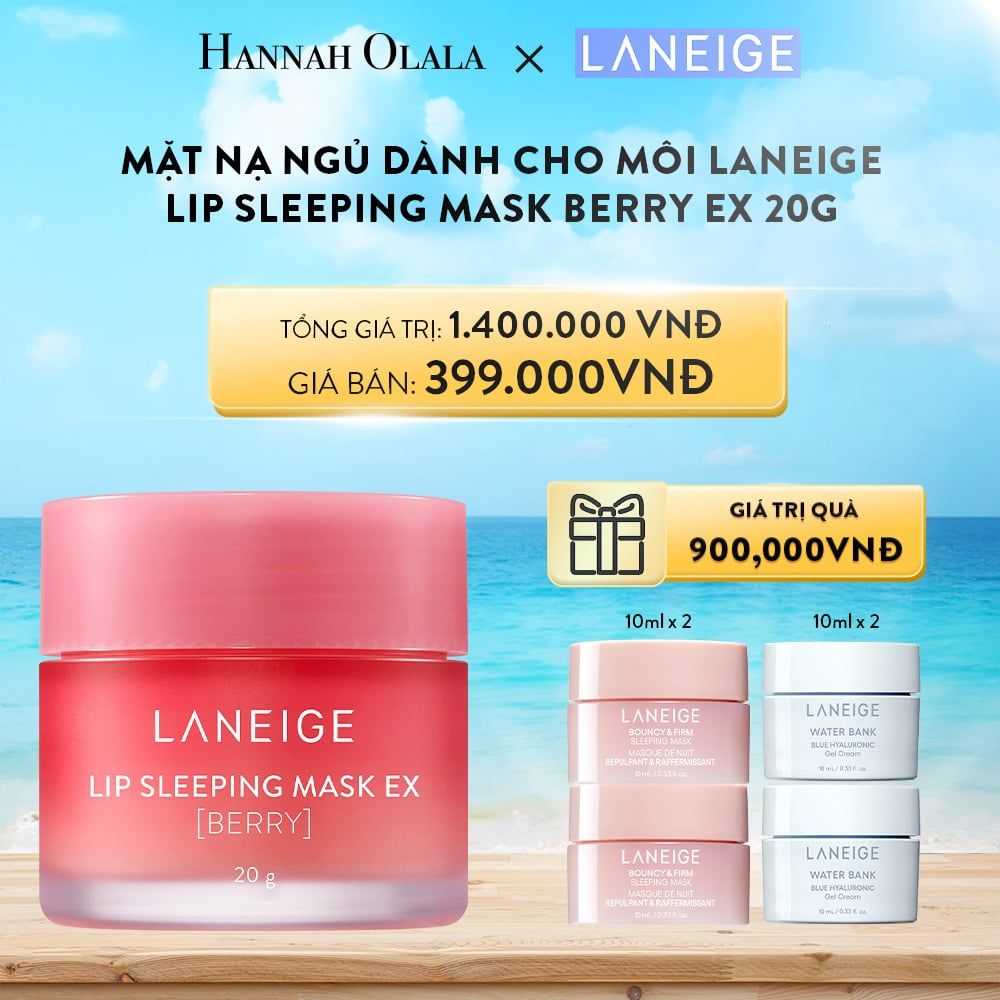  A640_DEAL 2: MẶT NẠ NGỦ DÀNH CHO MÔI LANEIGE LIP SLEEPING MASK 20G (CHỌN MÙI HƯƠNG) 