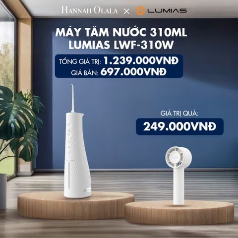  H88_DEAL 26: MÁY TĂM NƯỚC DUNG TÍCH 310ML LUMIAS LWF-310W 