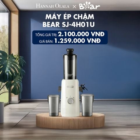  H11_DEAL 15: MÁY ÉP CHẬM BEAR SJ-4H01U 