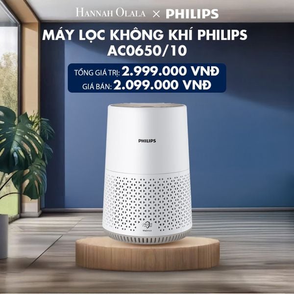  H121_DEAL 4: MÁY LỌC KHÔNG KHÍ PHILIPS AC0650/10 