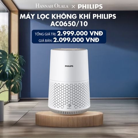  H121_DEAL 4: MÁY LỌC KHÔNG KHÍ PHILIPS AC0650/10 