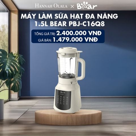  H13_DEAL 3: MÁY LÀM SỮA HẠT ĐA NĂNG BEAR C16Q8 