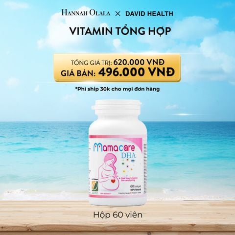  A251_DEAL 8: VITAMIN TỔNG HỢP NUTRIDOM MAMACARE DHA (60 VIÊN) 