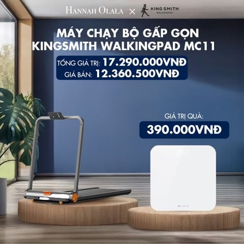  H55_DEAL 6: MÁY CHẠY BỘ GẤP GỌN KINGSMITH WALKINGPAD MC11 