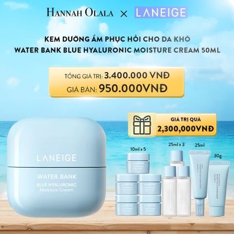  A648_DEAL 7: KEM DƯỠNG ẨM WATER BANK BLUE HYALURONIC MOISTURE CREAM 50ML 