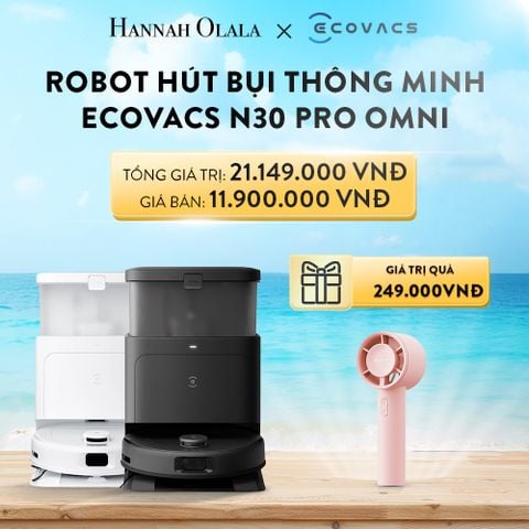  A830_DEAL 2: ROBOT HÚT BỤI THÔNG MINH ECOVACS N30 PRO OMNI 